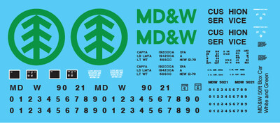 N Scale - Minnesota Dakota Western Box Car - White/Green Scheme
