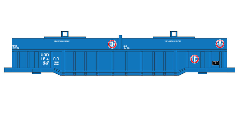 Union Railroad Evans Gondola Decals
