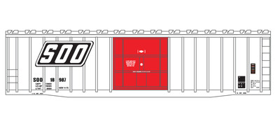 Soo Box Car Logo Scheme Decal set