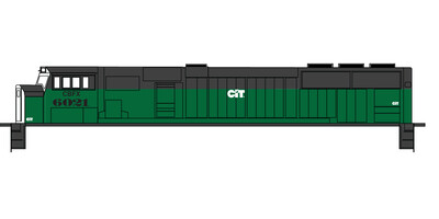 HO Scale - CIT Rail Resources (CBFX) Locomotive Black Letters Decals