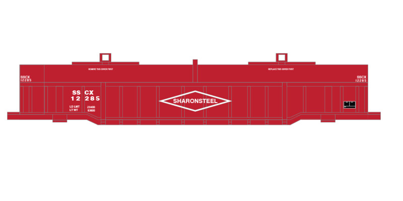 Sharon Steel Evans Gondola Decals