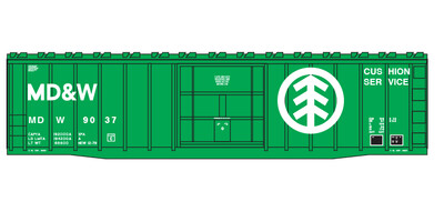 HO Scale - Minnesota Dakota Western Box Car - Green Scheme