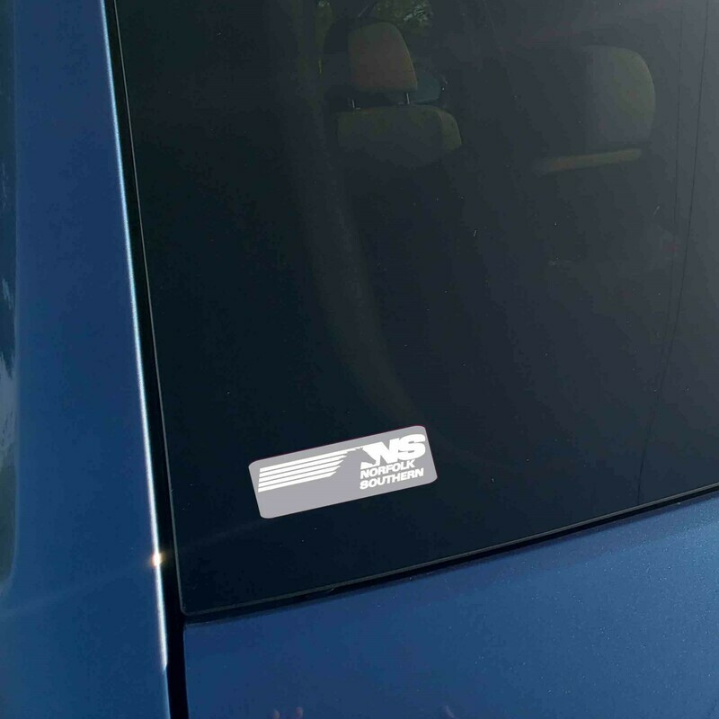 Vinyl Sticker - Norfolk Southern Horsehead Scheme Gray/White