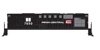 Penn Central Locomotive Medium Red White Logo