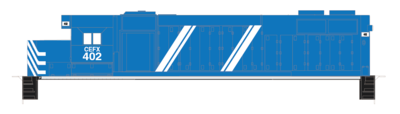 N Scale - CIT Group GP38s CITX CEFX CBFX Decals