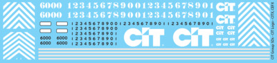 N Scale - CIT Group SDs CIT Logo Decals