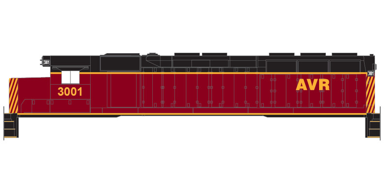 Allegheny Valley, Southwestern Pennsylvania and Delmarva Central Decal Set