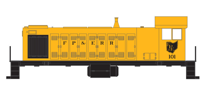 Fairport Painesville &amp; Eastern Railroad Locomotive Decals