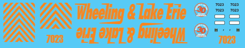 Wheeling Lake Erie 7023 30 Years of Service