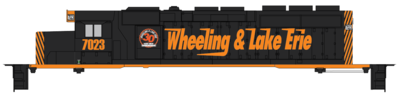 Wheeling Lake Erie 7023 30 Years of Service