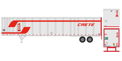 HO Scale - Semi-Trailer Crete Decals