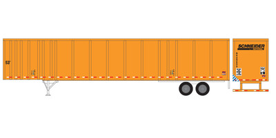 HO Scale - Semi-Trailer Schneider National Decal