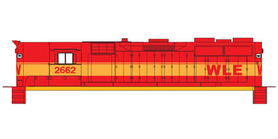 Wheeling &amp; Lake Erie (WE) GP35 Kodachrome Scheme #2662/#2679