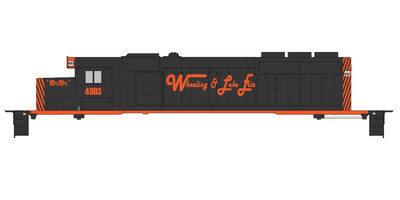 Wheeling &amp; Lake Erie 4003 - Old Paint Scheme Decal Set