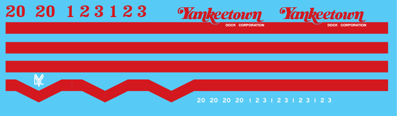 Yankeetown Dock Corp Locomotive Decals (YDC)