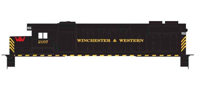 Winchester Western GP38 Diesel Decal Set
