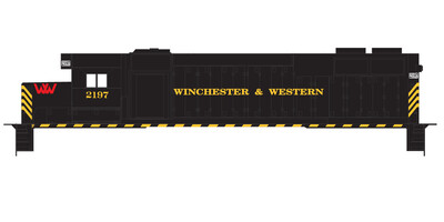 HO Scale - Winchester Western GP38 Diesel Decal Set