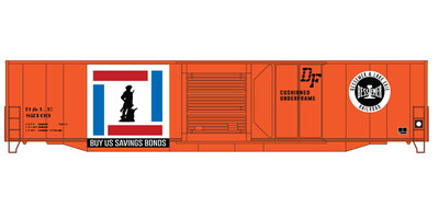 HO Scale - Bessemer &amp; Lake Erie US Savings Bond Box Car Decals (BLE)