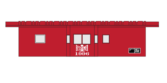 Bessemer and Lake Erie Caboose Decals