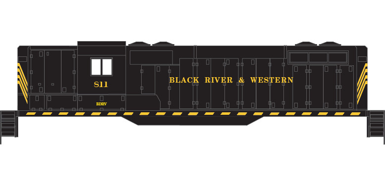 Black River &amp; Western GP9 #811 Decal Set