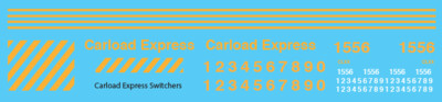 Carload Express Switchers Decal Set (CLXX)