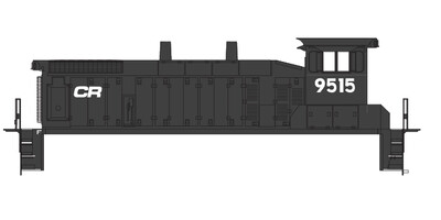 N Scale - Conrail Paint Out Decal Set