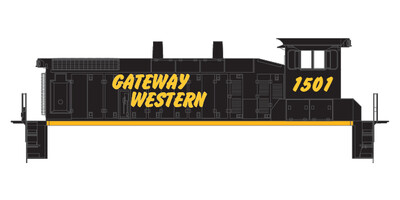 HO Scale - Gateway Western (GWWR) Locomotive Decal Set