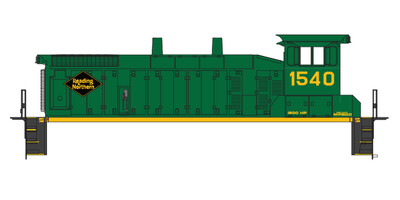 Reading Northern MP15DCs (2017+) Decal Set (RBMN)