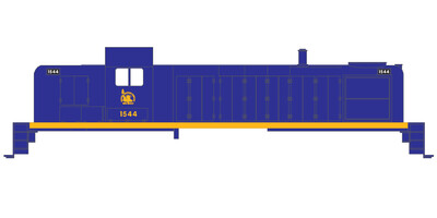 Central New Jersey Locomotive Blue Yellow Decals
