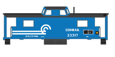 N Scale - Conrail Caboose N-8 Med Logo Decals