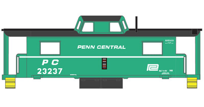 Penn Central Caboose N-8 White Stripe Scheme Decal Set