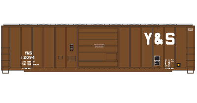 N Scale - Youngstown Southern Brown Box Car Decals
