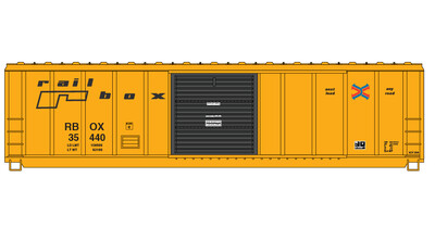 Railbox Box Car Modern Scheme Decals