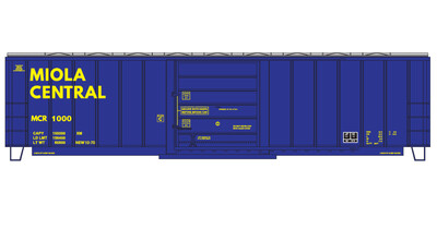 Miola Central Box Car 50ft Lettering One Side