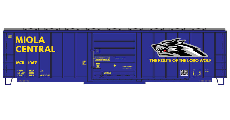 Miola Central Lobo Wolf Box Car Decal Set
