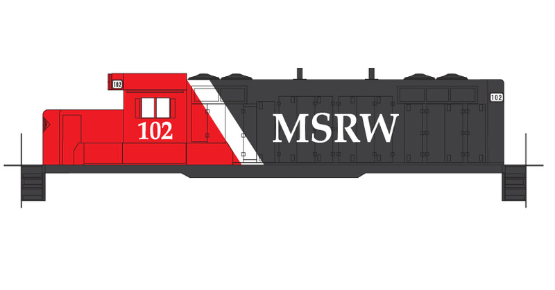 Mississippian Railway Cooperative Locomotive Decal
