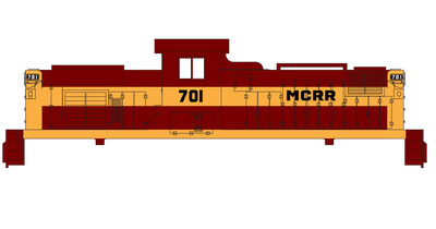 N Scale - Monongahela Connecting Alco Locomotive Decals