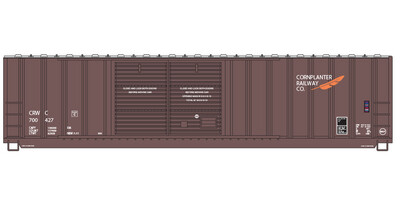 Cornplanter Railway Double Door Box Car 50ft Brown Decals