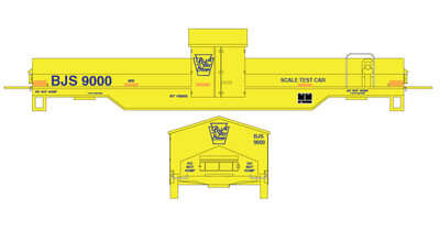 Blue Jay Southern MOW Scale Test Car Decals