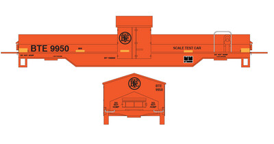 Bendville Titefit Evenmore MOW Scale Test Car Decals