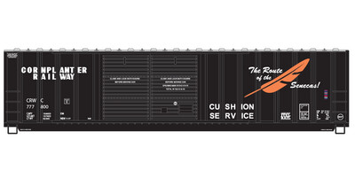 Cornplanter Railway Double Box Car Black Scheme Decals