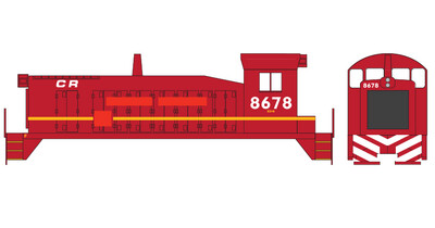 Conrail Locomotive Switcher LV Patch Decal