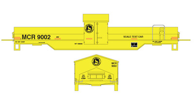Miola Central MOW Scale Test Car Decals