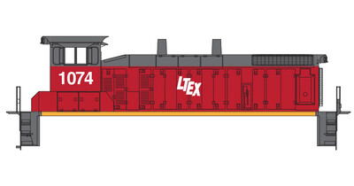 LTEX SW1500 Locomotive Angled Logo Decals