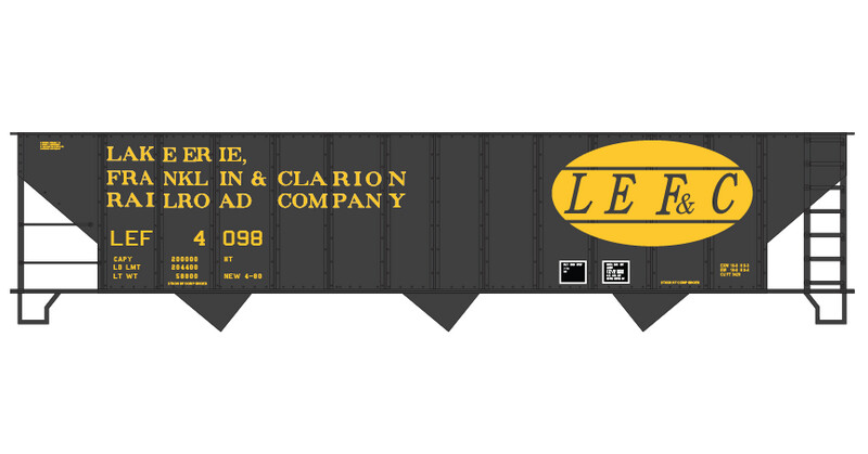 Lake Erie Franklin Clarion Open Hopper 4 Panel Logo Decals