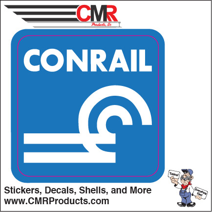 Conrail (CR) Square Logo Vinyl