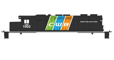 HO Scale - Canadian Wheat Board #1002 Locomotive Decal Set