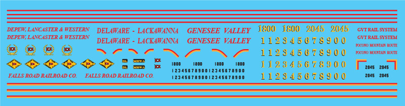 O Scale (1:48) - Genesee Valley Transportation System