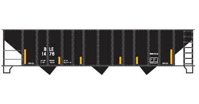 Bessemer Lake Erie 100t Open Hopper Post CN Decals