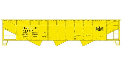 Bessemer Lake Erie 70t Offset Open Hopper Decals